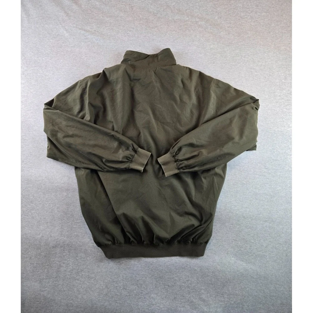 Boss Hugo Boss Golf Jacket Mens XL‎ Green 1/4 Zip Pullover Windbreaker Portugal